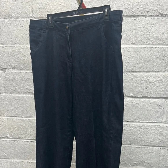 Michael Kors Women's Black Straight Leg Jeans - Picture 1 of 2